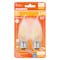 Sylvania Sylvania Natural B10 E26 (Medium) LED Bulb Soft White 60 Watt Equivalence 2 pk 40758 - alternate 1